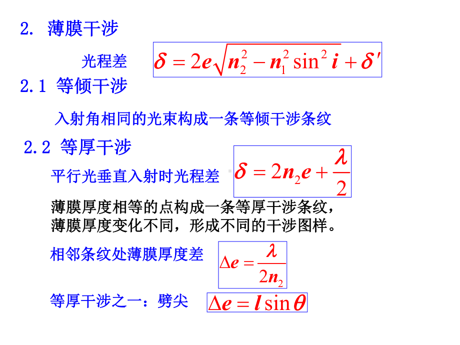 大学物理光的干涉和衍射课件.ppt_第2页