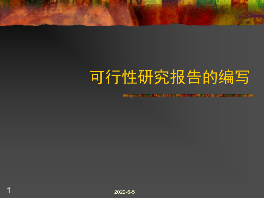 可行性研究报告的编写课件.ppt_第1页