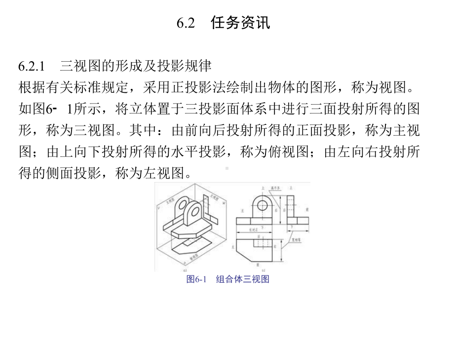 机械制图与CAD任务6-识读与绘制三视图课件.ppt_第3页