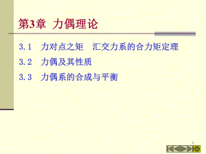 汇交力系的合力之矩定理课件.ppt