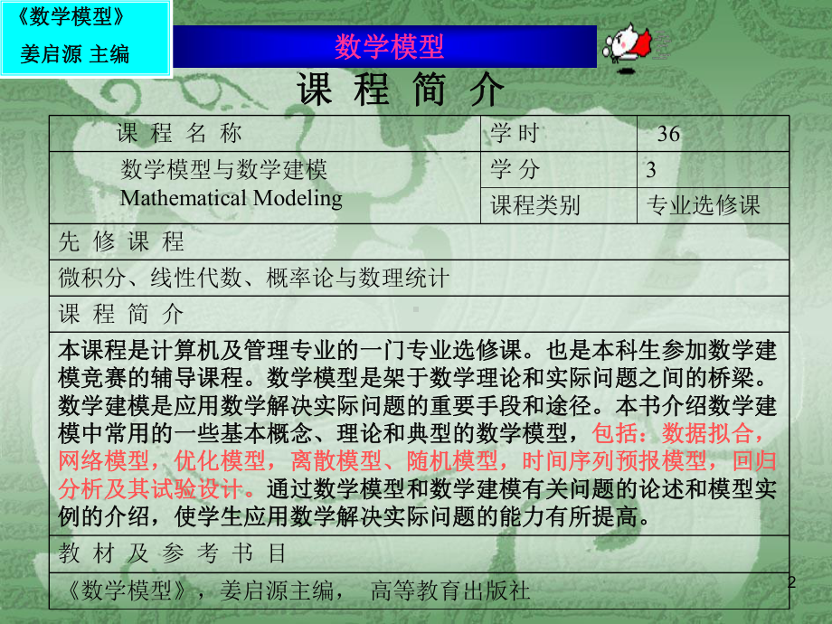 数学模型与数学建模.课件.ppt_第2页