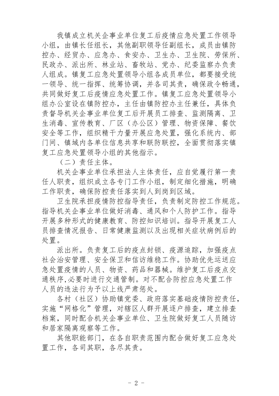 幼儿园新型冠状病毒肺炎疫情应急处置预案（精选9篇）.docx_第2页