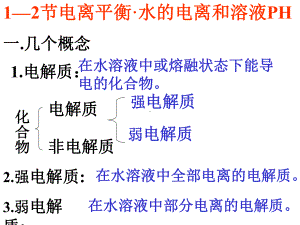 水的电离和溶液的ph值课件.ppt