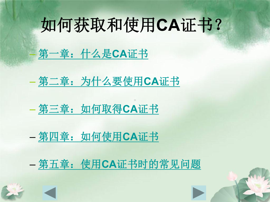 如何获取和使用CA证书课件.ppt_第1页