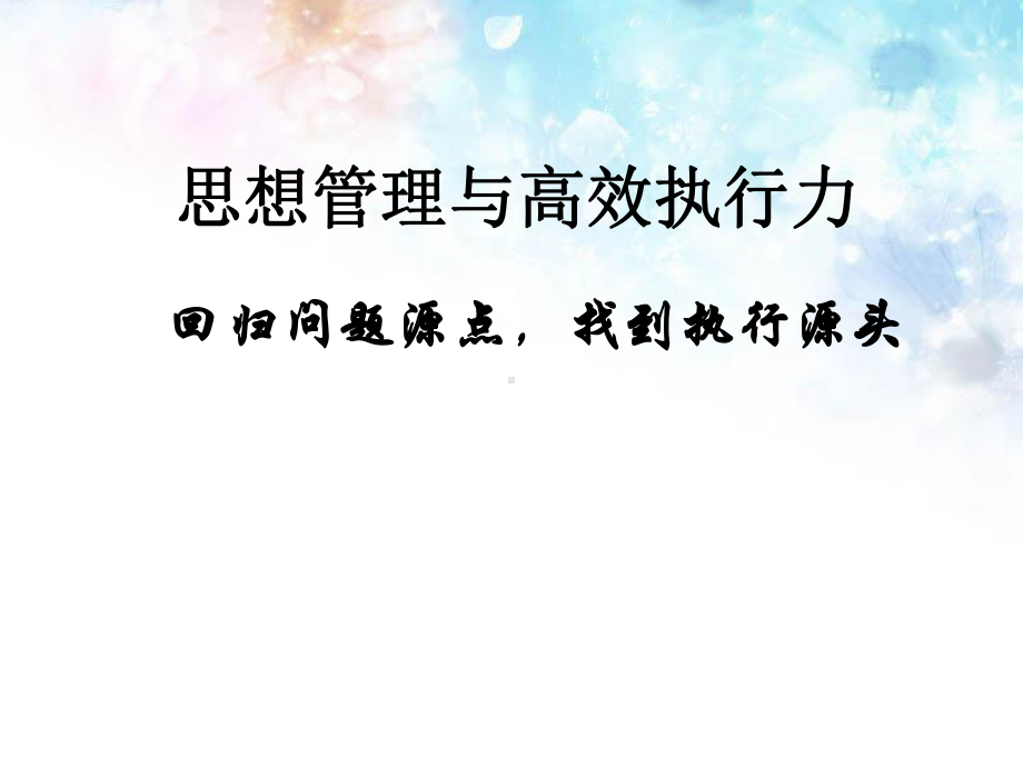 思想管理与高效执行力课件.ppt_第1页