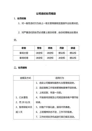 公司违纪处罚规定.docx