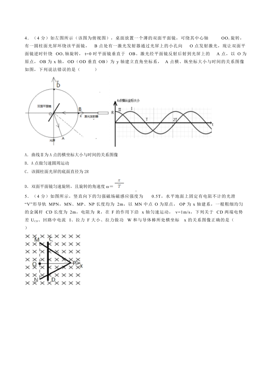 2021年江苏省六校联合体高考物理第四次适应性试卷.docx_第2页