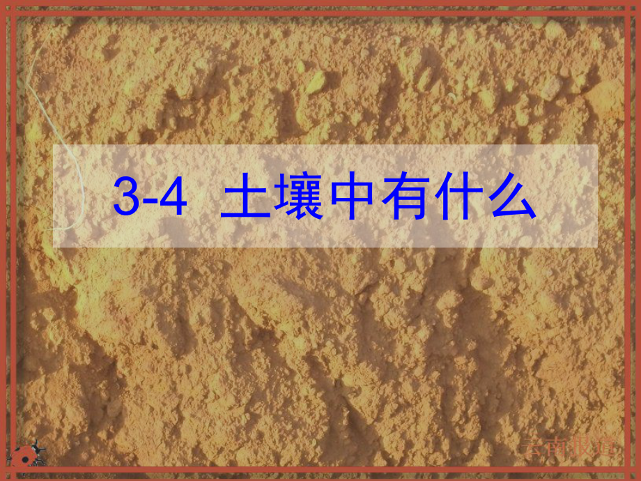 五年级上册科学课件- 3.4 土壤中有什么｜ 教科版 (共17张PPT).ppt_第1页