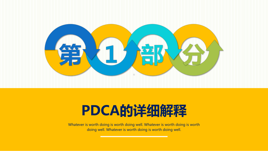 图文PDCA循环图计划执行检查纠正PPT（内容）课件.pptx_第3页