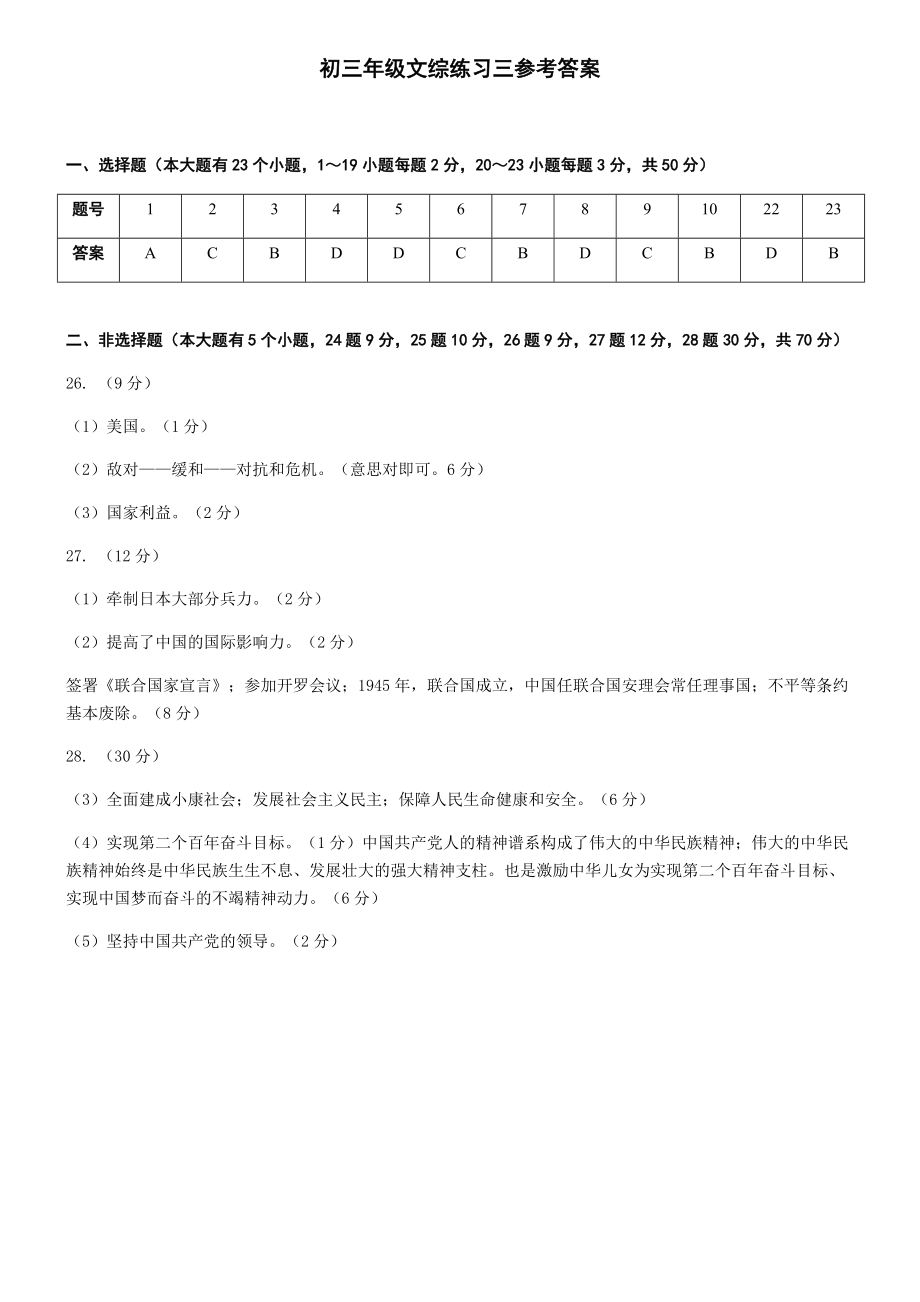 2022年河北省邯郸市名校中考模拟文综道德与法治试题（含答案）.rar