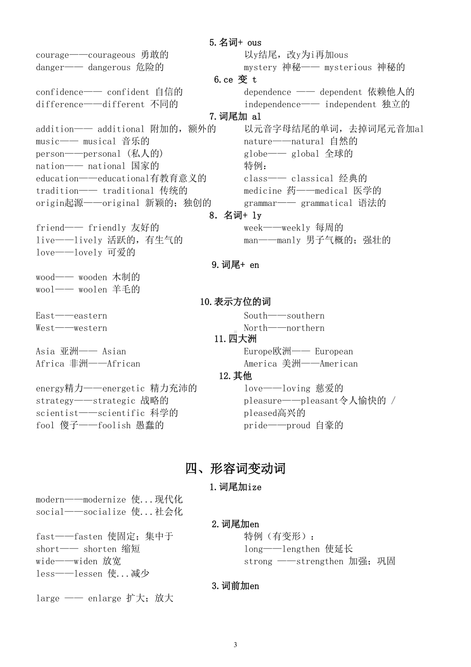 初中英语词性转换整理汇总.doc_第3页