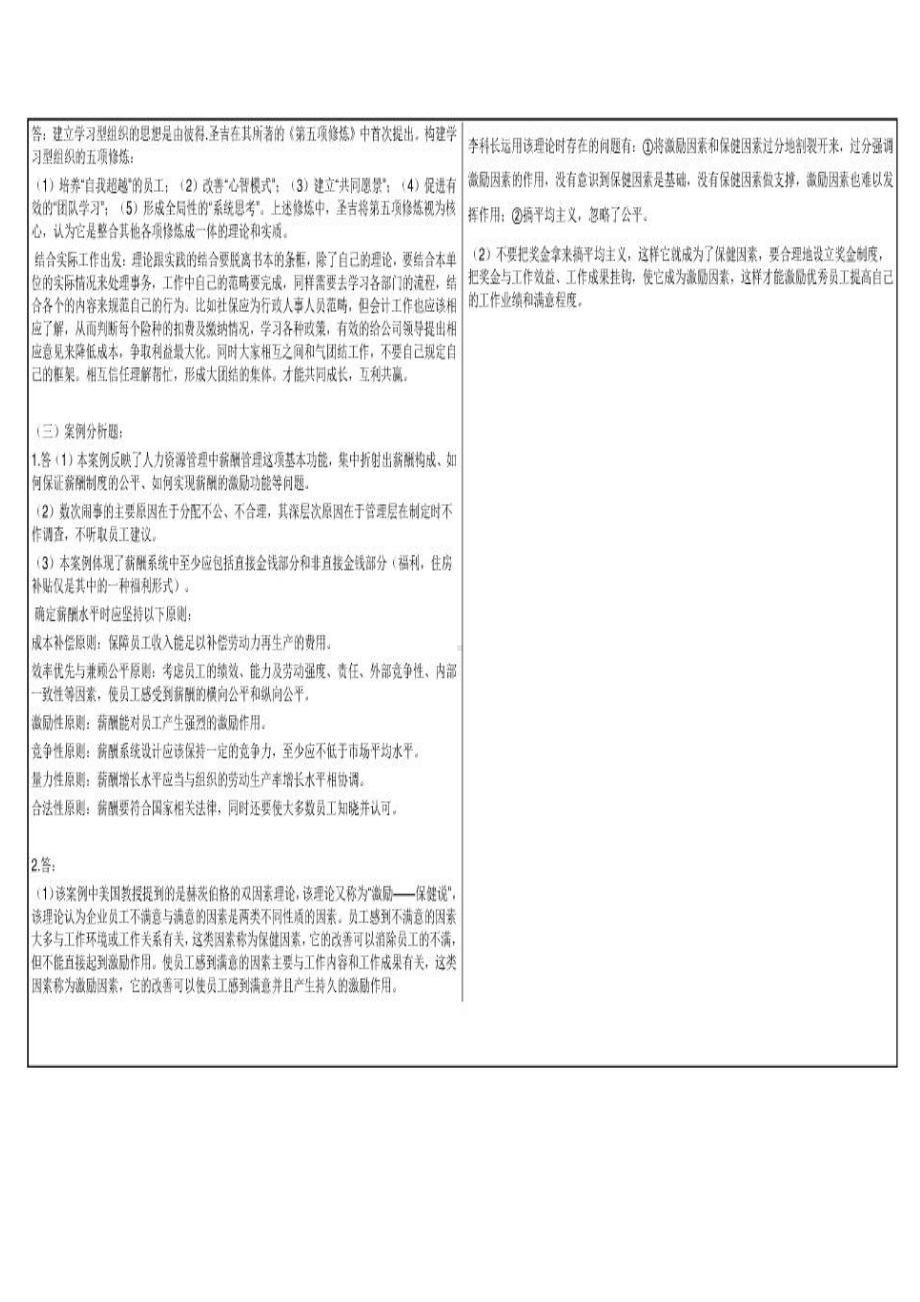 西南大学2018年12月人力资源开发与管理（9076）机考试题附答案.pdf_第3页