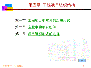 05第五章工程项目组织结构课件.ppt