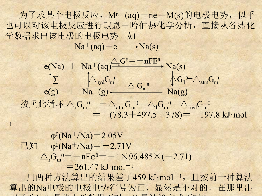 电极电势的热力学讨论氧化还原反应课件.ppt_第3页