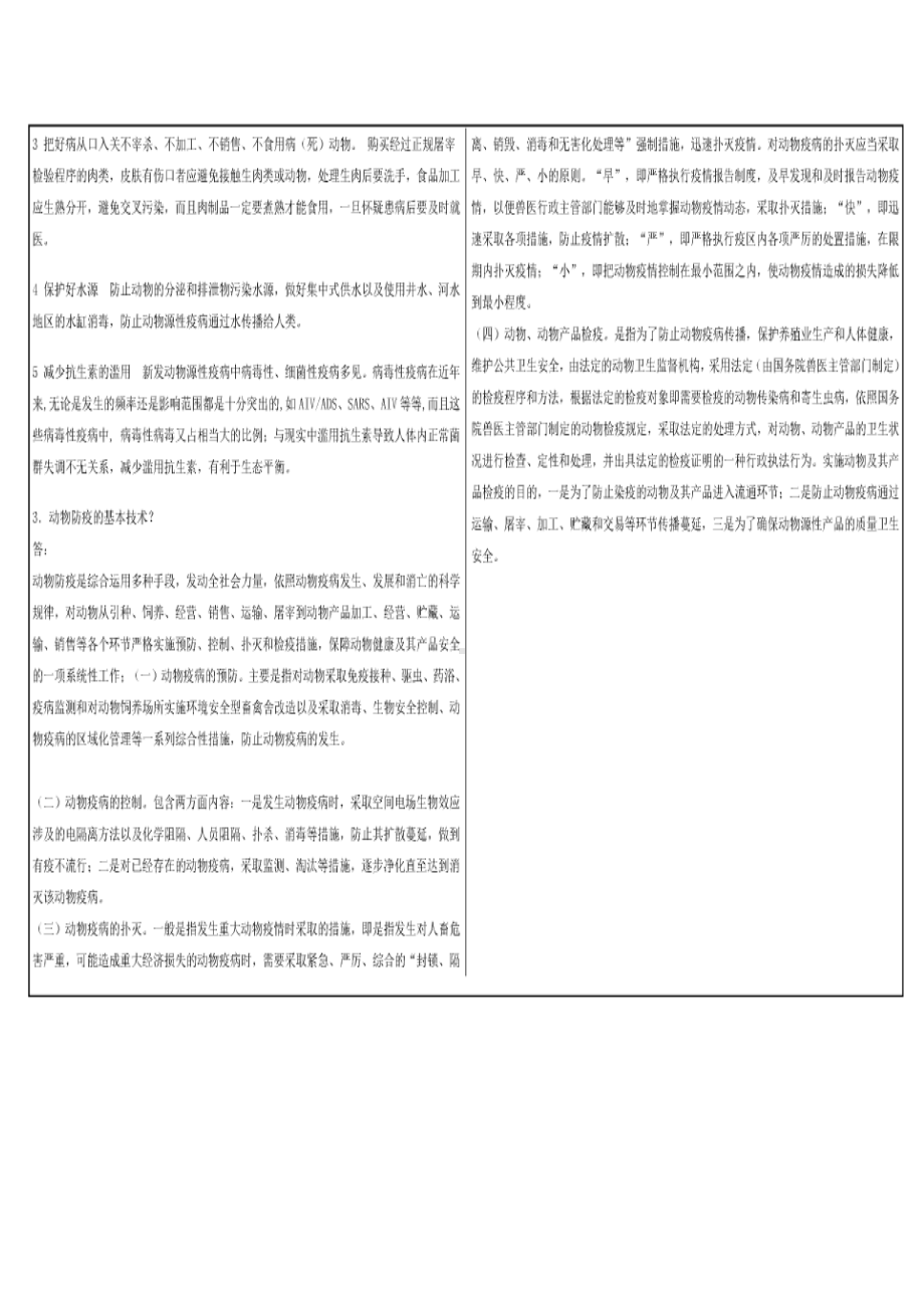 西南大学2018年12月份兽医公共卫生学（1013）机考考试试题附答案.docx_第3页