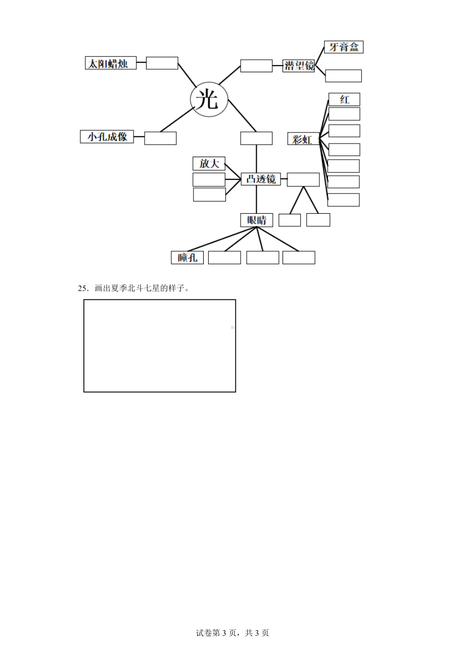 2022新青岛版 （五四制）四年级下册科学期末复习试卷（word版 含答案）.docx_第3页