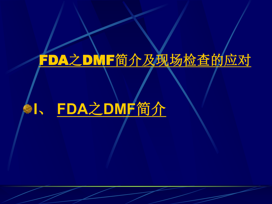 -FDA之DMF简介及现场检查的应对课件.ppt_第2页