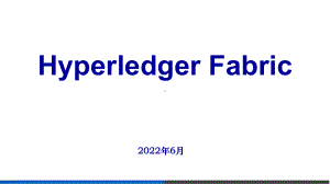 Hyperledger-Fabric关键技术课件.pptx