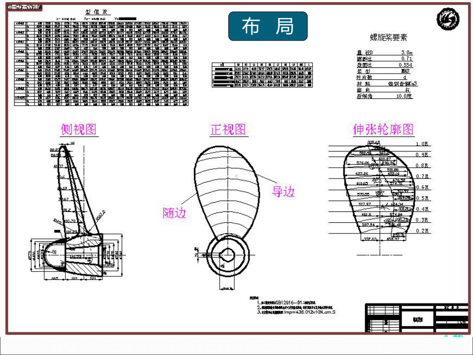 螺旋桨制图-课程设计之完整版)课件.ppt_第3页