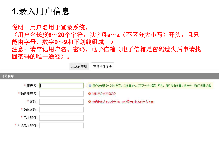 全国志愿服务信息系统操作一课件.ppt_第3页