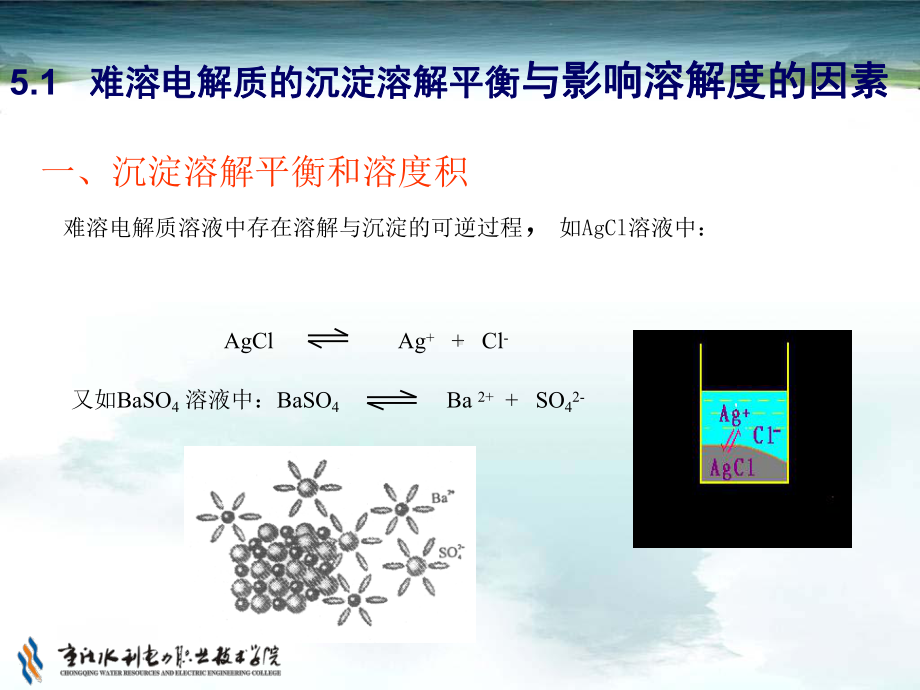 影响沉淀溶解度的因素在AgCl饱和溶液中课件.ppt_第2页