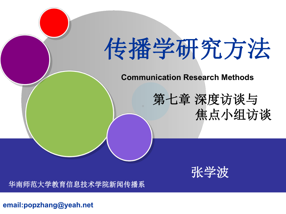 第七章-深度访谈和焦点小组访谈课件.ppt_第1页