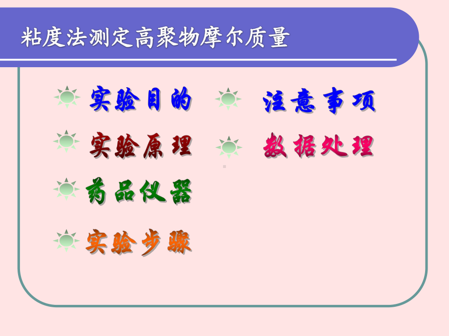 黏度法测定高分子化合物的分子量课件.ppt_第2页