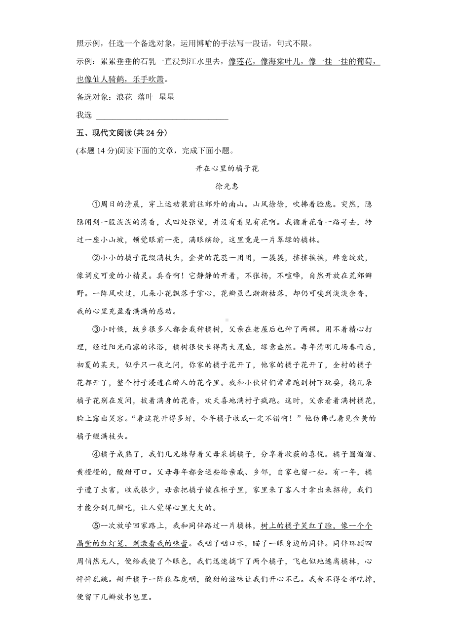 （分层单元卷）部编版语文8年级下册第五单元·B提升测试.docx_第3页