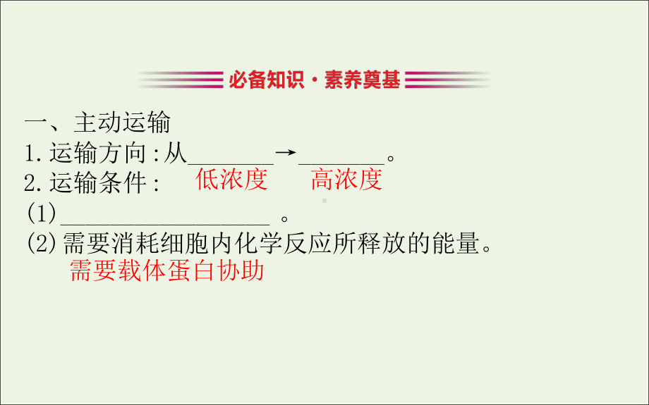 2020版新教材高中生物42主动运输与胞吞胞吐课课件.ppt_第3页