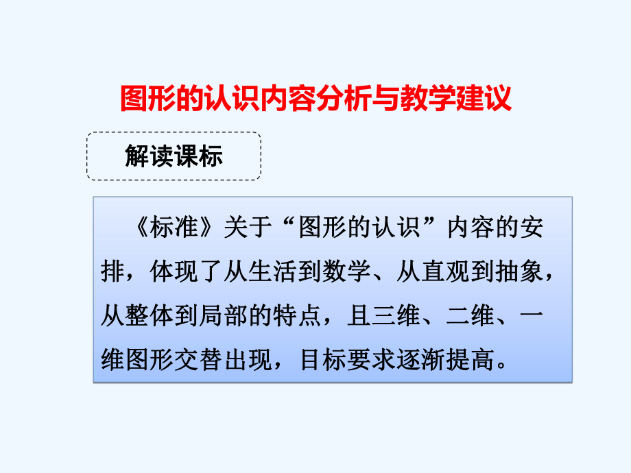 小学数学新课程标准解读专题一图形与几何内容分析与课件（资料不全）.ppt_第3页