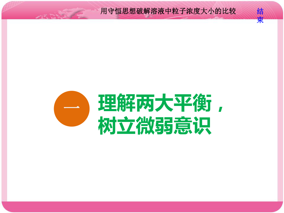 用守恒思想破解溶液中粒子浓度大小的比较解读课件.ppt_第3页