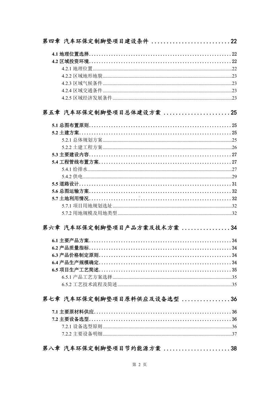 汽车环保定制脚垫项目可行性研究报告建议书案例.doc_第3页