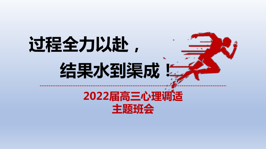 过程全力以赴心理调适 ppt课件-2022年高中主题班会.pptx_第1页