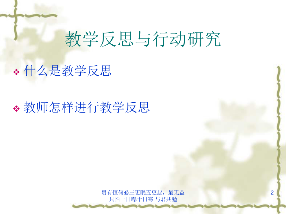 教学反思与行动研究课件.ppt_第2页