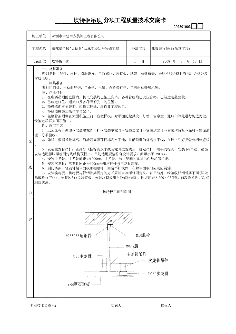 抹灰分项工程质量技术交底（Word版）.xls_第2页