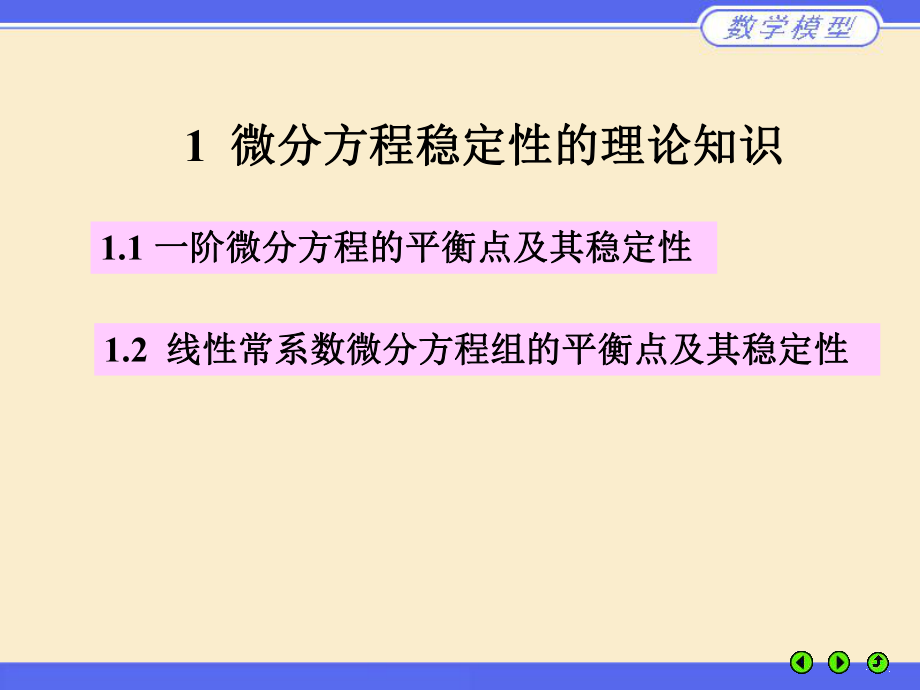 数学建模微分方程的稳定性课件.ppt_第3页