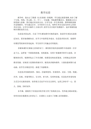 《认识表格》教学反思 (4).docx