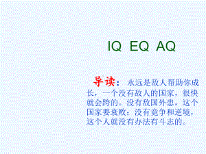 智商情商和逆商管理课件.ppt