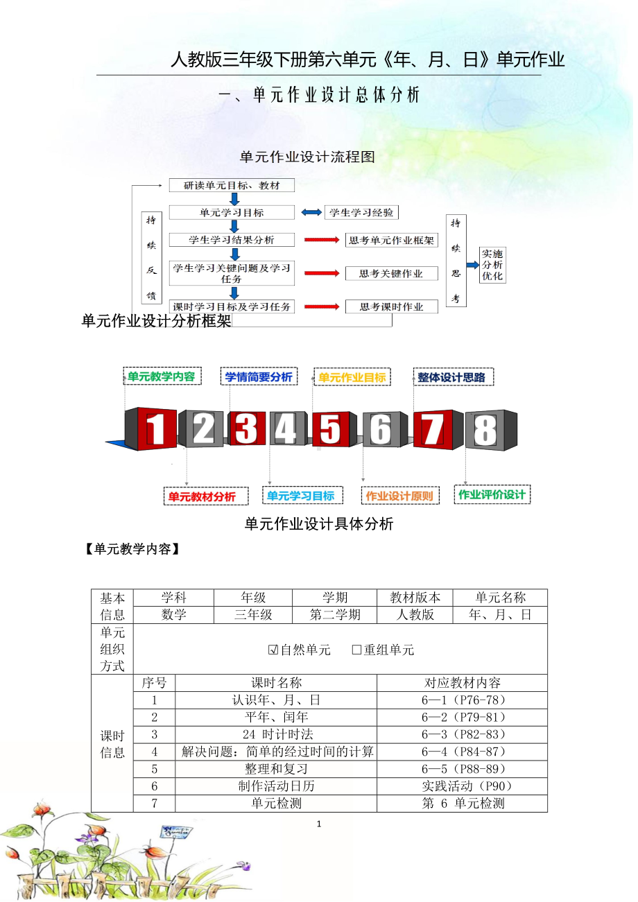 中小学作业设计大赛获奖优秀作品-《义务教育语文课程标准（2022年版）》-[信息技术2.0微能力]：小学三年级数学下（第六单元）.docx_第3页