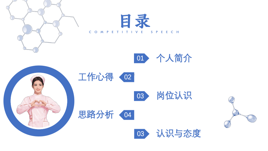 2022护士长竞聘演讲清新插画风完整框架竞聘专用PPT课件模板.pptx_第2页