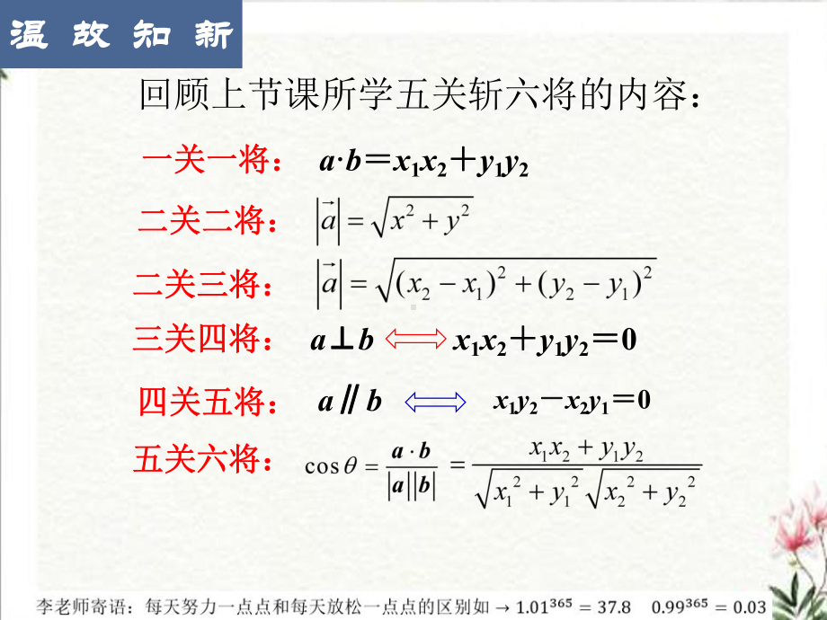 6.4.1-6.4.2 平面几何中的向量方法、向量在物理中的应用 ppt课件-新人教A版（2019）高中数学必修第二册高一.ppt_第2页