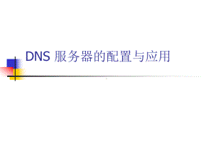 DNS服务器配置课件.ppt