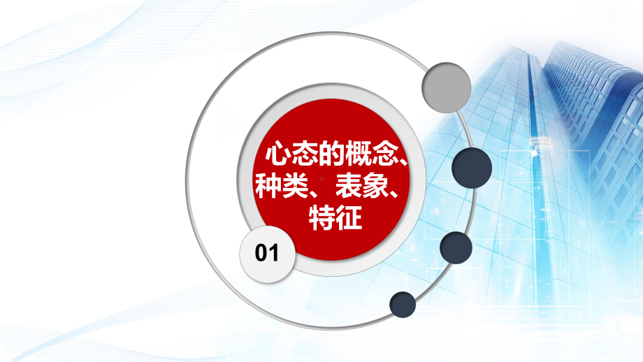 专题课件红色蓝色员工心态沟通培训知识简约大气通用PPT模板.pptx_第3页