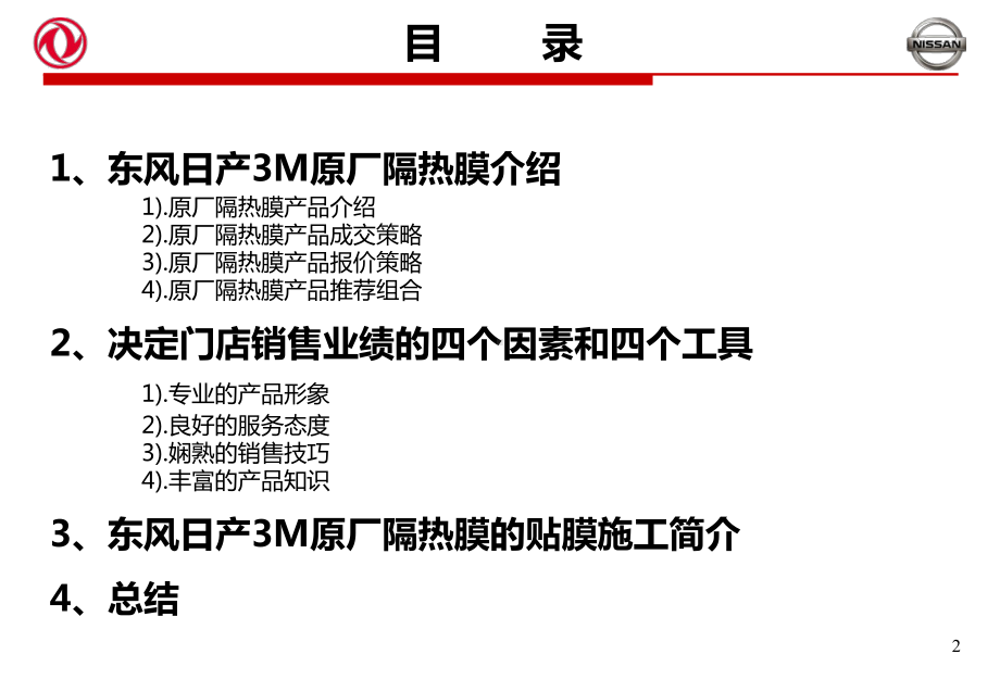 东风日产汽车公司-3M原厂隔热膜培训课件.ppt_第2页