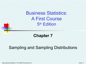 英文商务统计学ppt-第七章Ch07课件.ppt