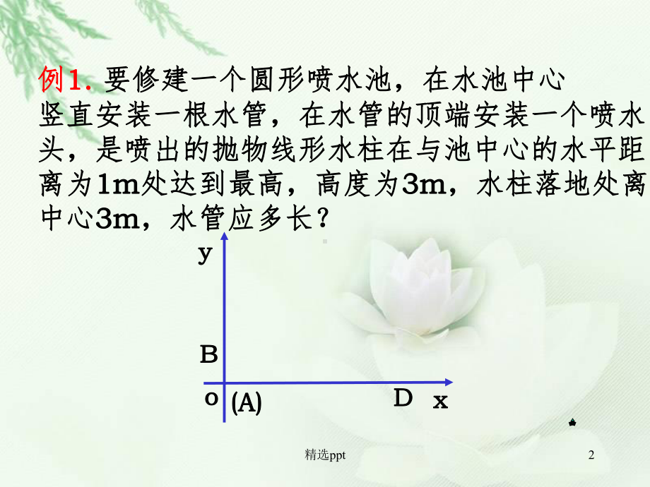 二次函数的应用-(抛物线型)课件.ppt_第2页