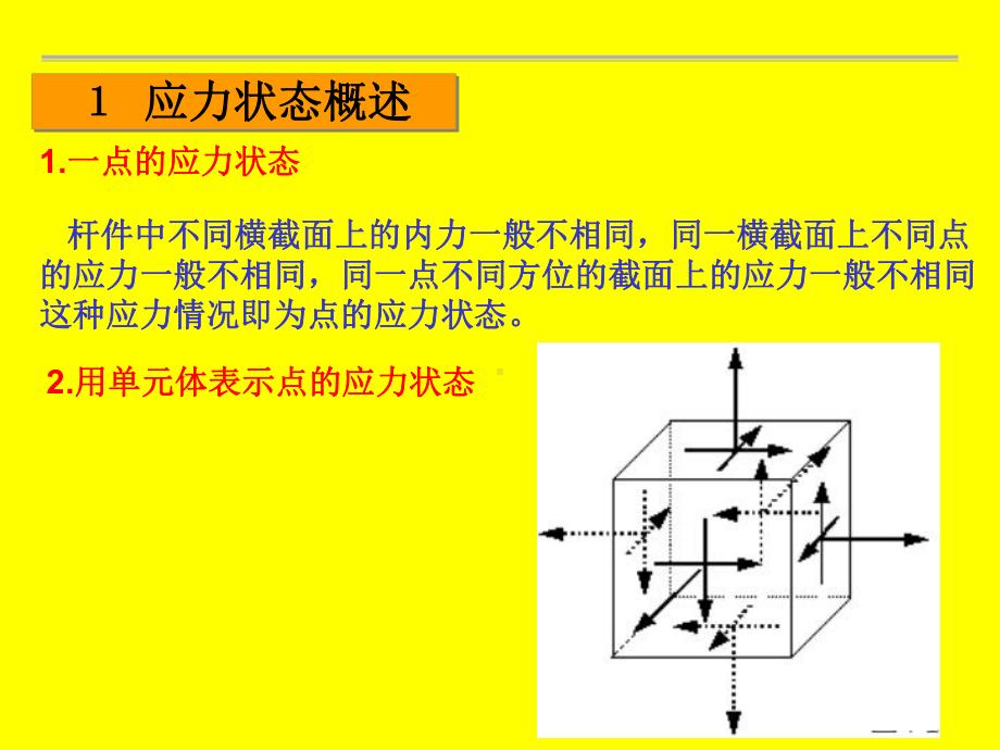 第八章应力状态分析和强度理论材料力学课件.ppt_第2页