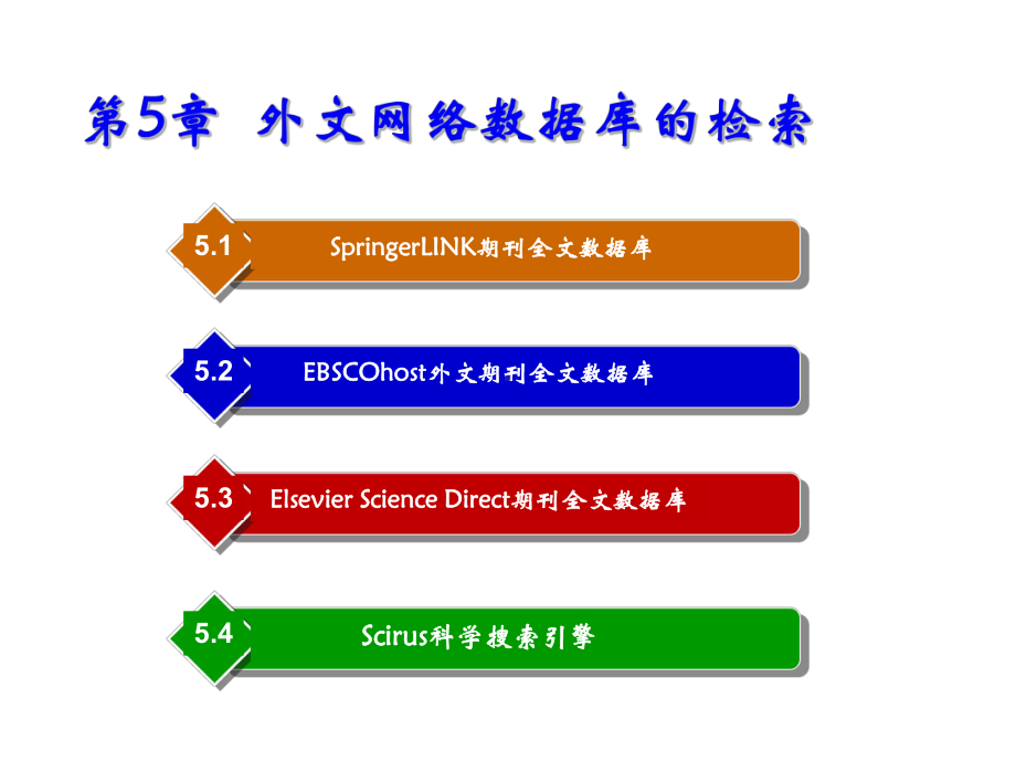 网络信息检索与综合利用第5章-外文网络数据库的课件.ppt_第1页