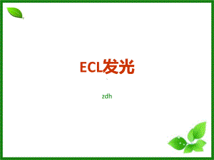 ECL发光课件.ppt