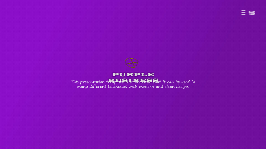 Purple欧美大气网站设计风格商务报告模板课件.pptx_第1页